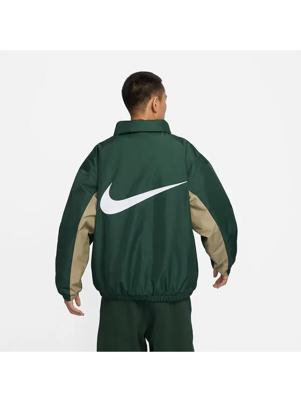 Куртка спортивная одежда соло swoosh пуховик Nike — изображение 2 из 4, зеленый