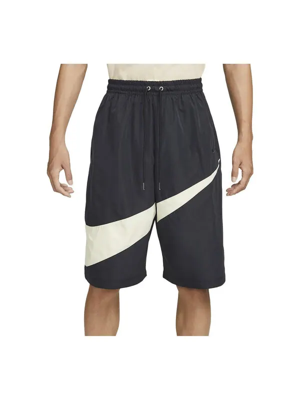 Шорты swoosh плетеные шорты Nike — изображение 1 из 4, черный/мульти