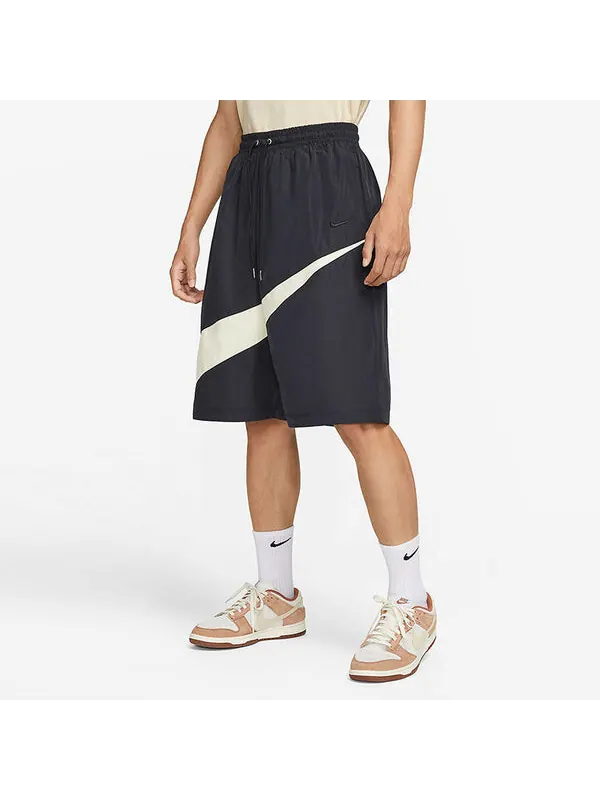 Шорты swoosh плетеные шорты Nike — изображение 4 из 4, черный/мульти