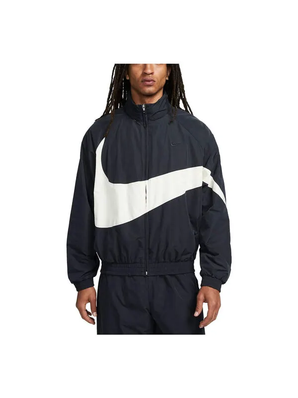 Куртка swoosh тканая спортивная куртка Nike — изображение 1 из 4, черный