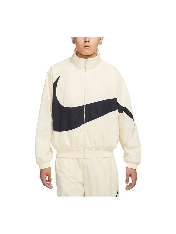 Куртка Nike Big Swoosh Jacket 'Coconut Milk' — изображение 1 из 3, бежевый/мульти