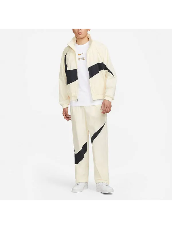 Куртка Nike Big Swoosh Jacket 'Coconut Milk' — изображение 3 из 3, бежевый/мульти