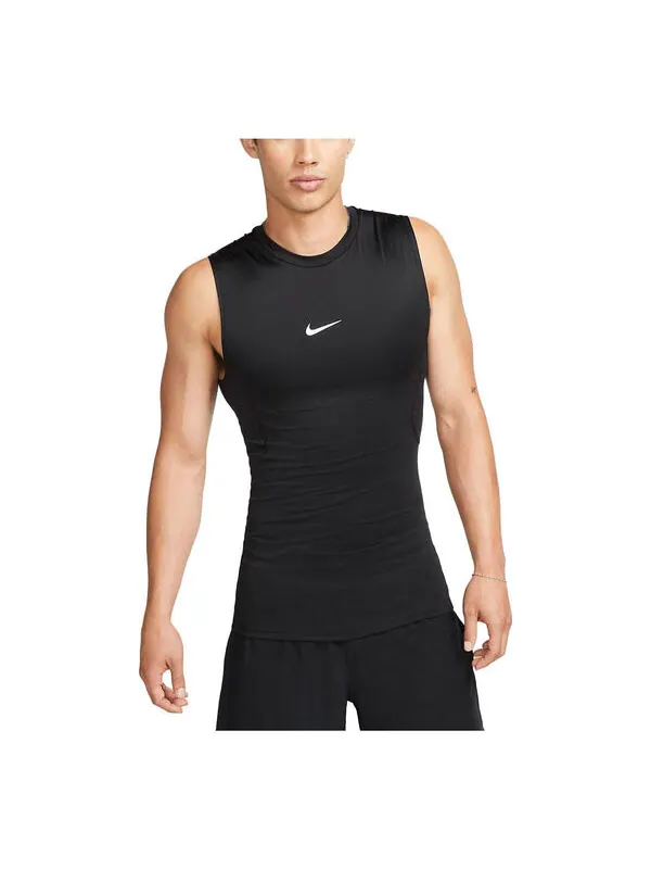 Футболка pro dri fit облегающий топ без рукавов для тренировок Nike — изображение 1 из 3, черный