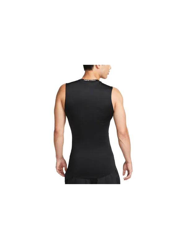 Футболка pro dri fit облегающий топ без рукавов для тренировок Nike — изображение 2 из 3, черный