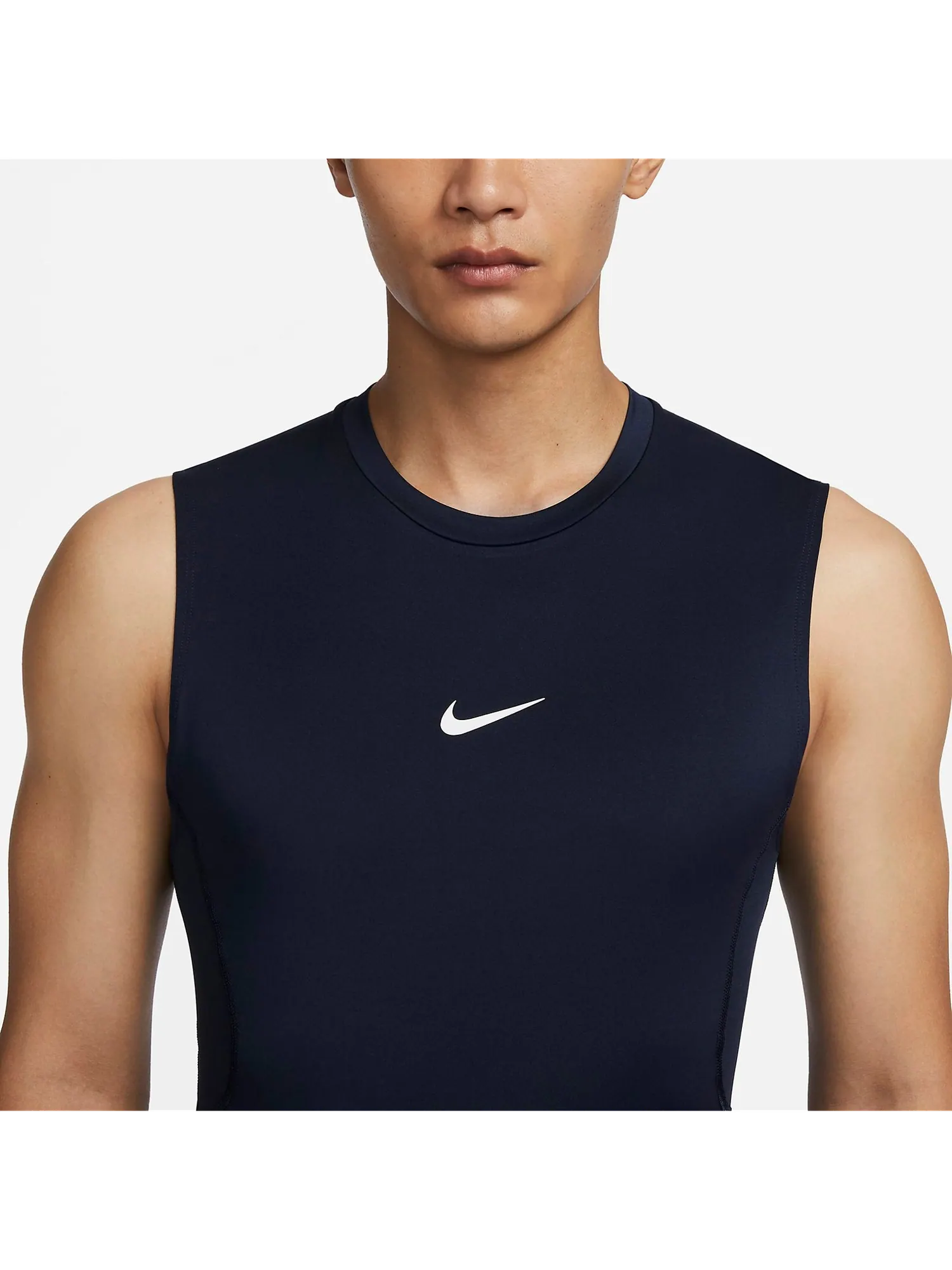 Спортивный топ Nike Pro Dri-FIT Tight Sleeveless Fitness Top 'Black' FB7915-451 — изображение 3 из 4, черный
