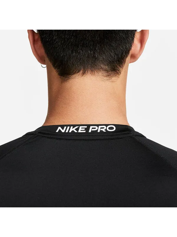 Футболка pro dri fit облегающие с длинным рукавом фитнес-топ Nike — изображение 3 из 4, черный/мульти