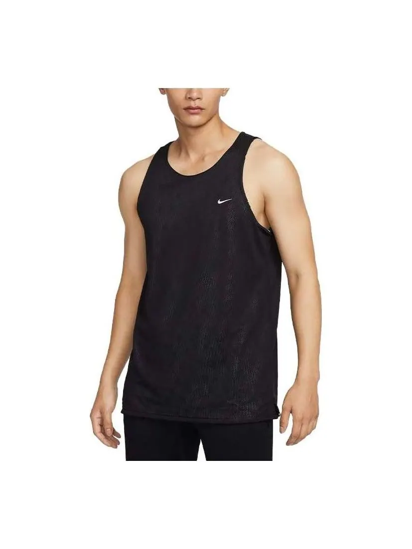 Спортивный топ Nike Dri-FIT Studio '72 Reversible Allover Print Training Tank Top 'Black' FB7979-010 — изображение 1 из 4