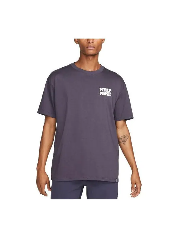 Футболка Nike ACG Hike T-Shirt 'Gridiron' — изображение 1 из 4, серый