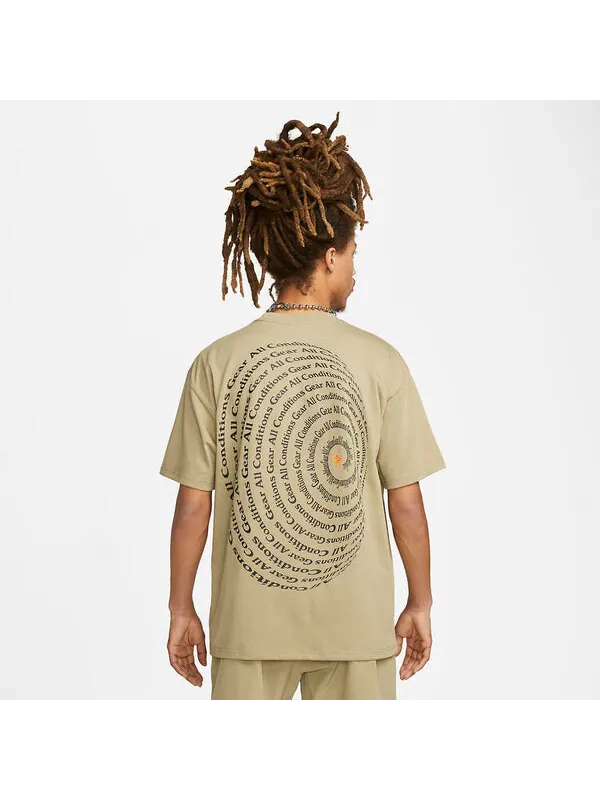 Футболка Nike ACG Vortex T-Shirt 'Neutral Olive' — изображение 3 из 4, оливковый