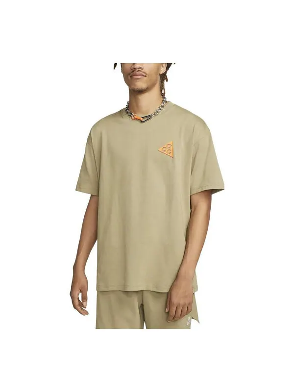 Футболка Nike ACG Vortex T-Shirt 'Neutral Olive' — изображение 1 из 4, оливковый/зеленый/мульти