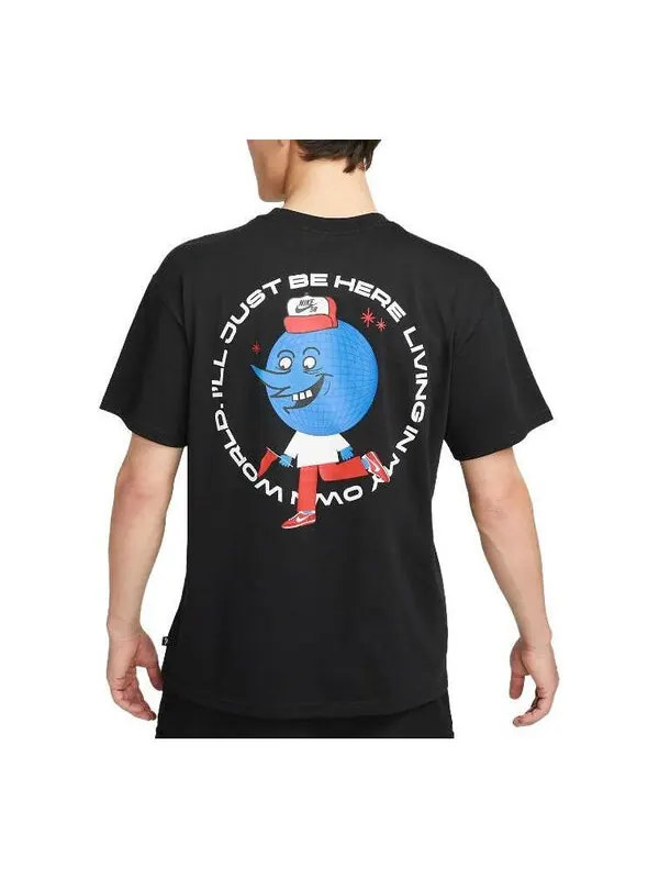 Футболка sb globe guy футболка Nike — изображение 2 из 4, черный