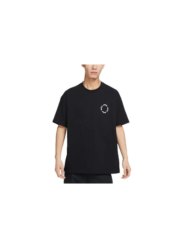 Футболка Nike SB Wheel T-Shirt 'Black' — изображение 3 из 3, черный/мульти