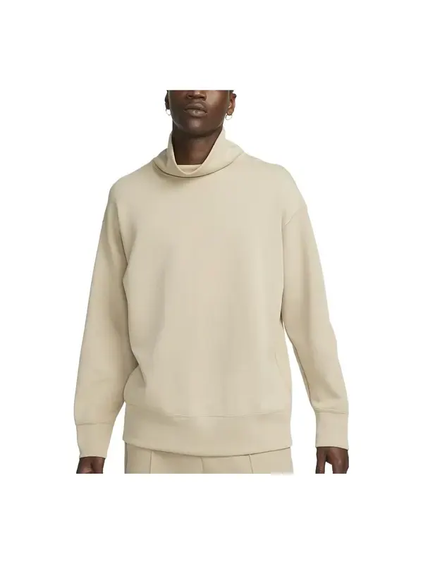 Футболка Nike Tech Fleece Tartle Neck T-Shirt 'Khaki' — изображение 1 из 4, хаки
