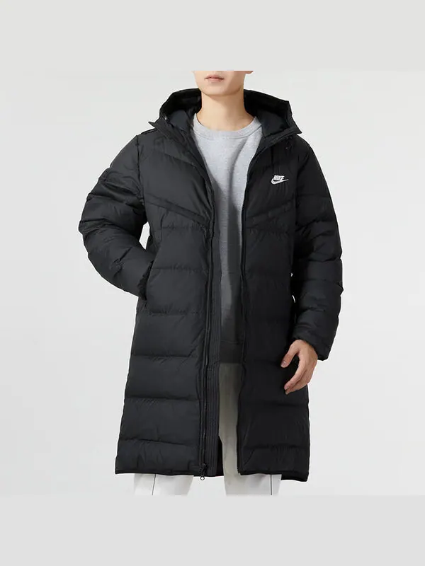 Куртка Nike Down Jacket 'Black' — изображение 3 из 4, черный