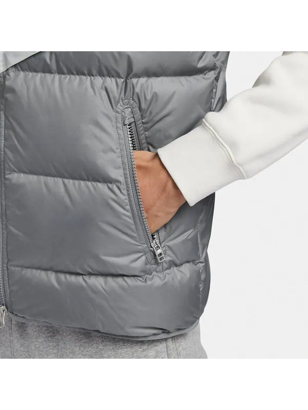 Жилеты windrunner stormfit пуховый жилет Nike — изображение 3 из 4, серый