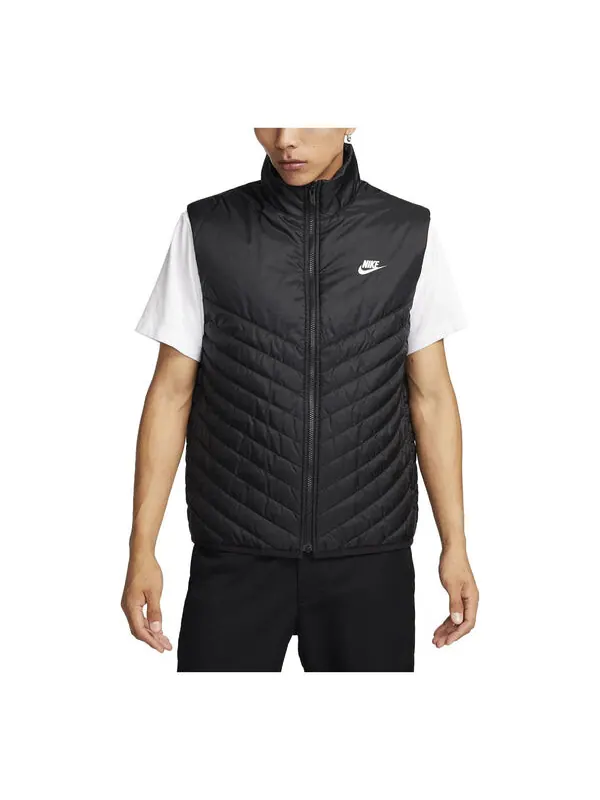 Жилеты therma fit windrunner средний пуховик жилет Nike — изображение 1 из 4, черный