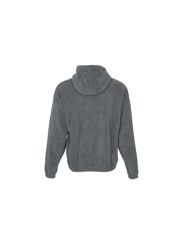 Толстовка Nike Club+ POLAR Fleece Pullover Hoodie 'Dark Grey' — изображение 2 из 3, серый
