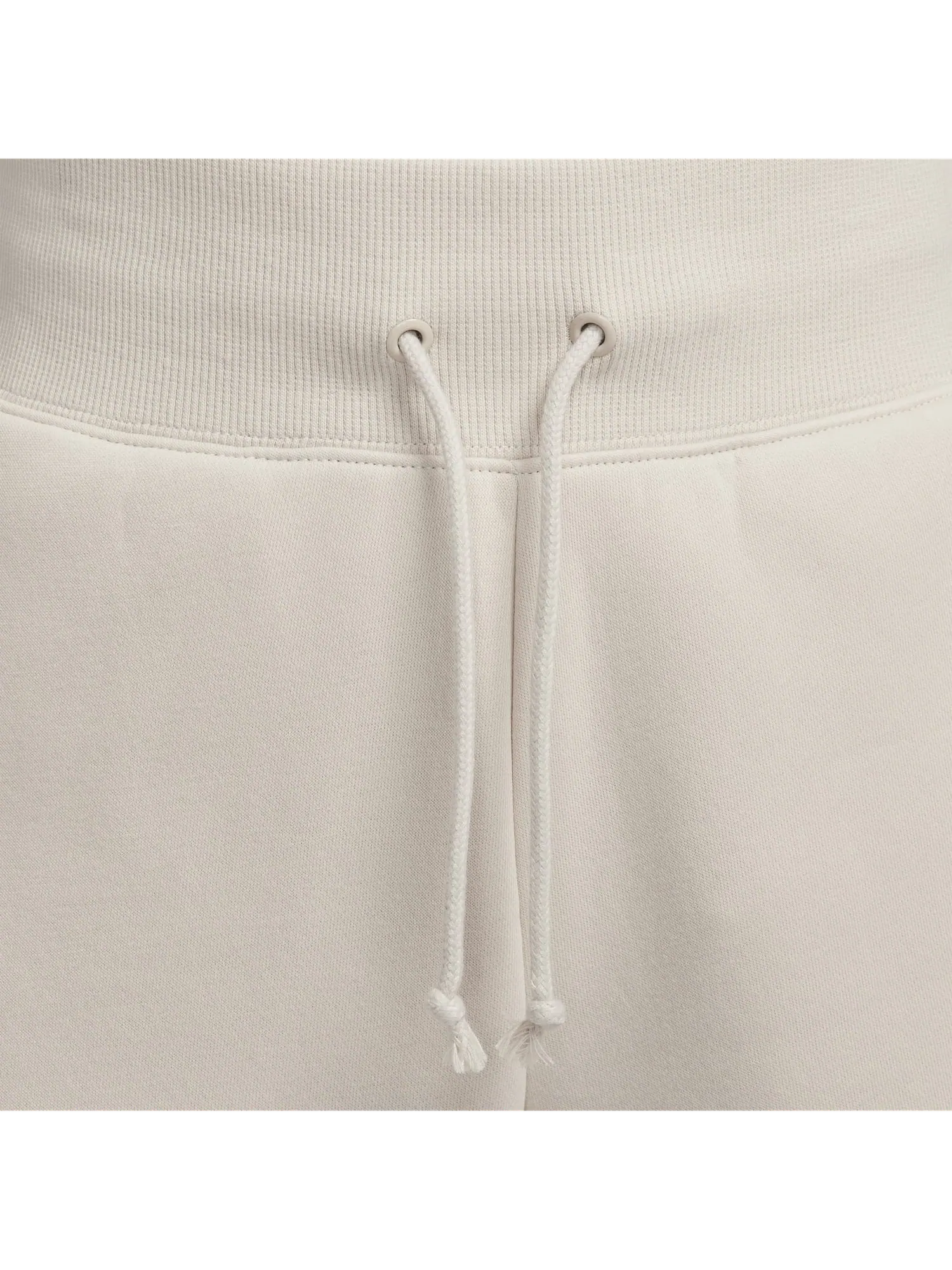 Брюки (WMNS) Nike High-Waisted Cropped Tracksuit Bottoms 'Beige' — изображение 3 из 5, бежевый