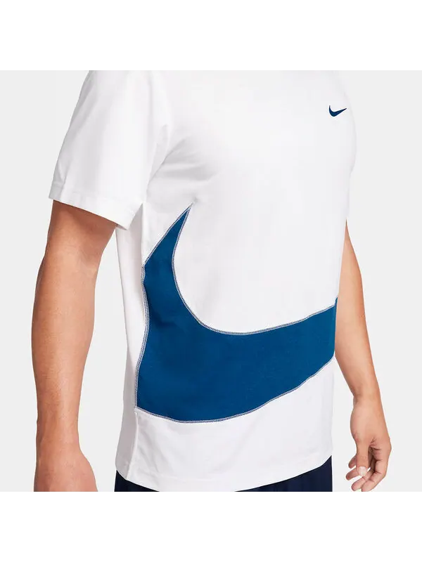 Футболка dri fit uv hyverse футболка Nike — изображение 3 из 4, белый/синий