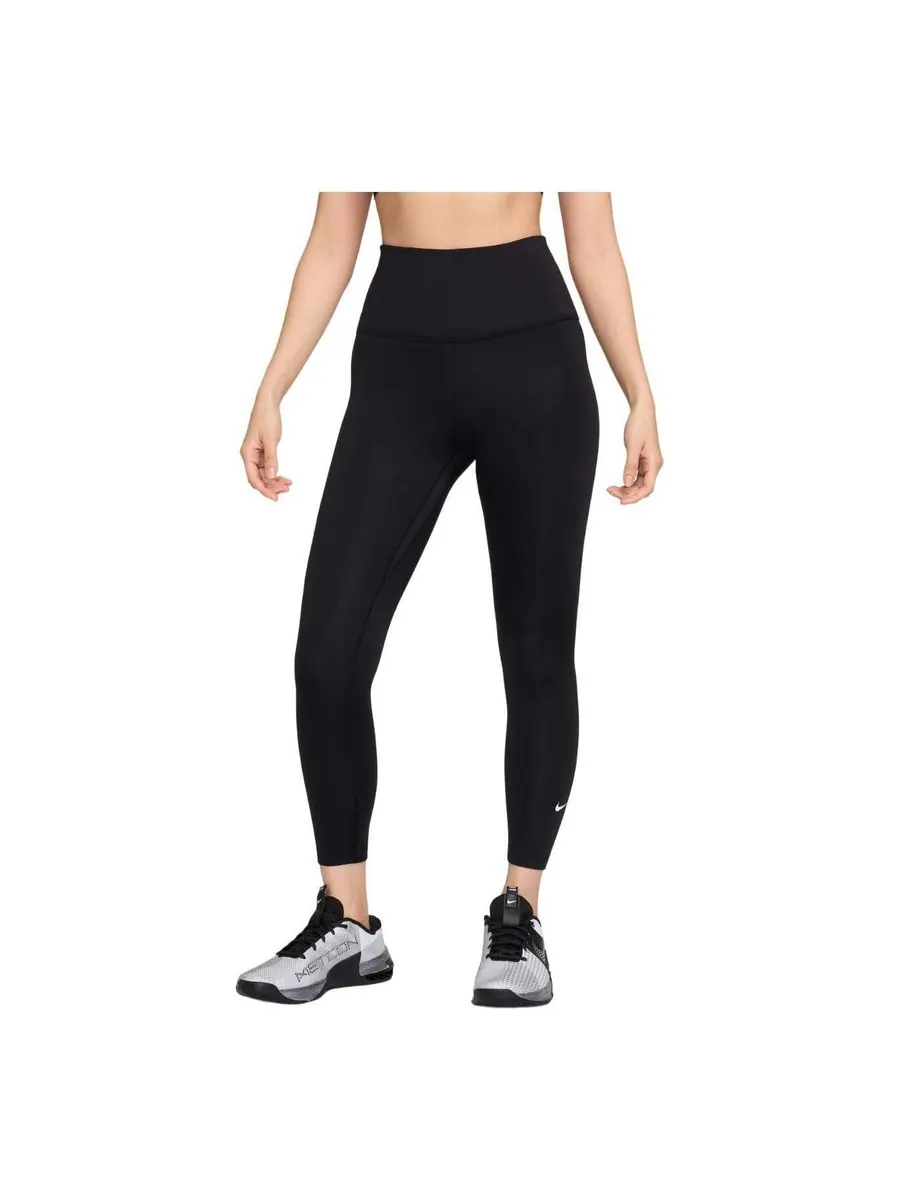 Леггинсы (WMNS) Nike Therma-FIT One High Waisted 7/8 Leggings Asia Sizing 'Black' — изображение 1 из 2, черный