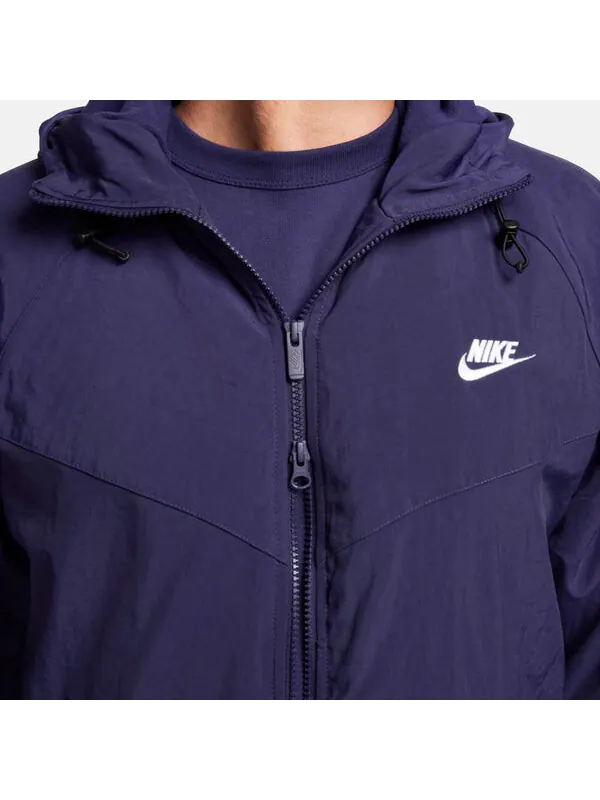 Куртка спортивная ветровка свободная куртка с капюшоном Nike — изображение 3 из 4, фиолетовый