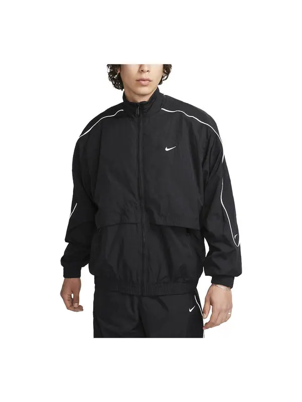 Куртка соло swoosh тканые спортивные Куртка Nike — изображение 1 из 4, черный