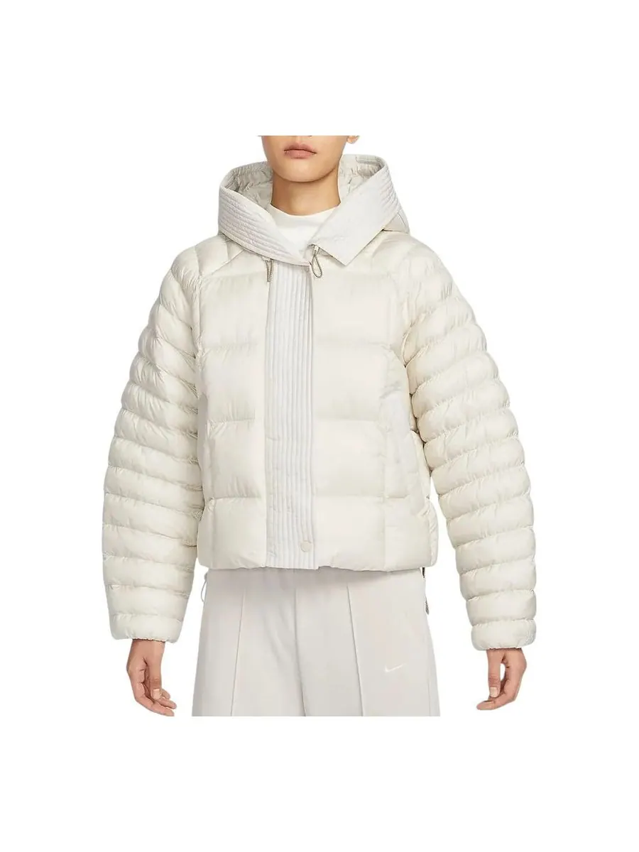 Куртка (WMNS) Nike Sportswear Essential Prima Puffer Jacket Asia Sizing 'Beige' — изображение 1 из 2, бежевый