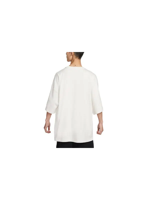 Футболка Nike Sportswear Oversized T-shirt 'Phantom' — изображение 2 из 2, серый/белый