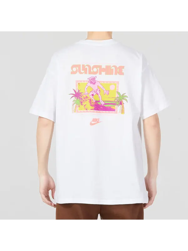 Футболка Nike Nsw Sunshine Tee 'White' — изображение 4 из 4, белый