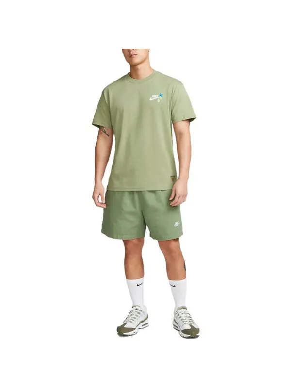 Футболка sportswear graphic t-shirt (asia sizing) 'oil green' Nike — изображение 3 из 3, зеленый