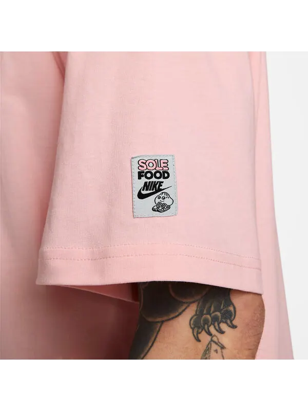 Футболка Nike Dumpling Logo T-Shirt 'Pink' — изображение 3 из 4, розовый
