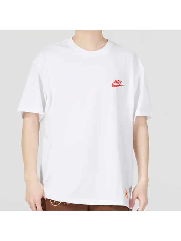 Футболка Nike Dumpling Dunk T-Shirt 'White' — изображение 2 из 3, белый/мульти