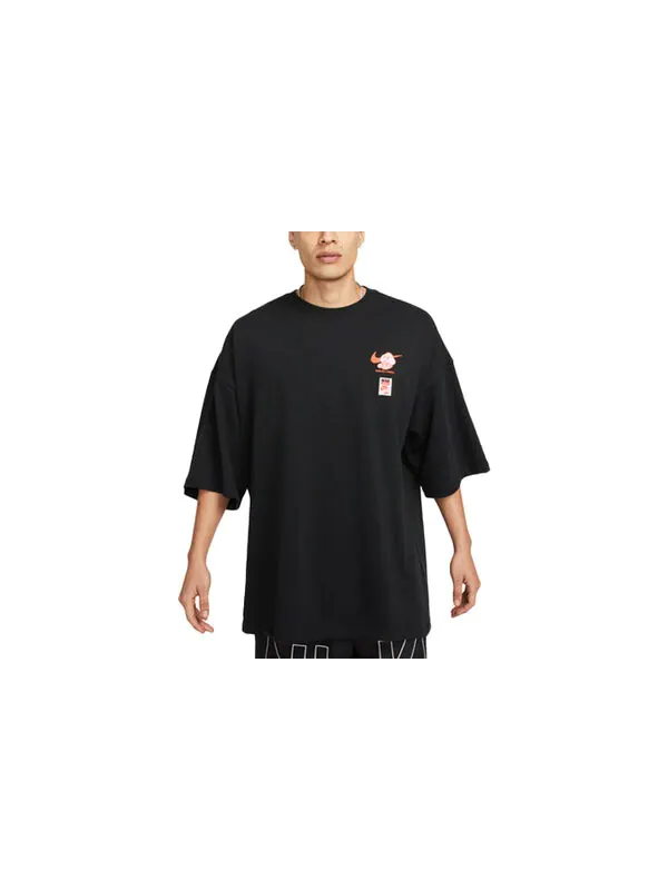 Футболка Nike Sportswear Sole Food T-Shirt 'Black' — изображение 2 из 2, черный/мульти