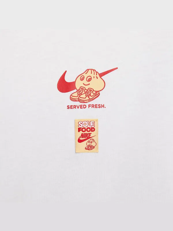 Футболка Nike Sportswear Sole Food T-Shirt 'White' — изображение 2 из 4, белый/мульти