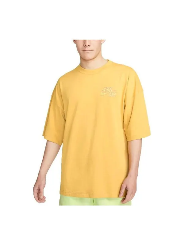 Футболка Nike Just Do It Brandriffs T-Shirt 'Yellow' — изображение 1 из 4, желтый/мульти