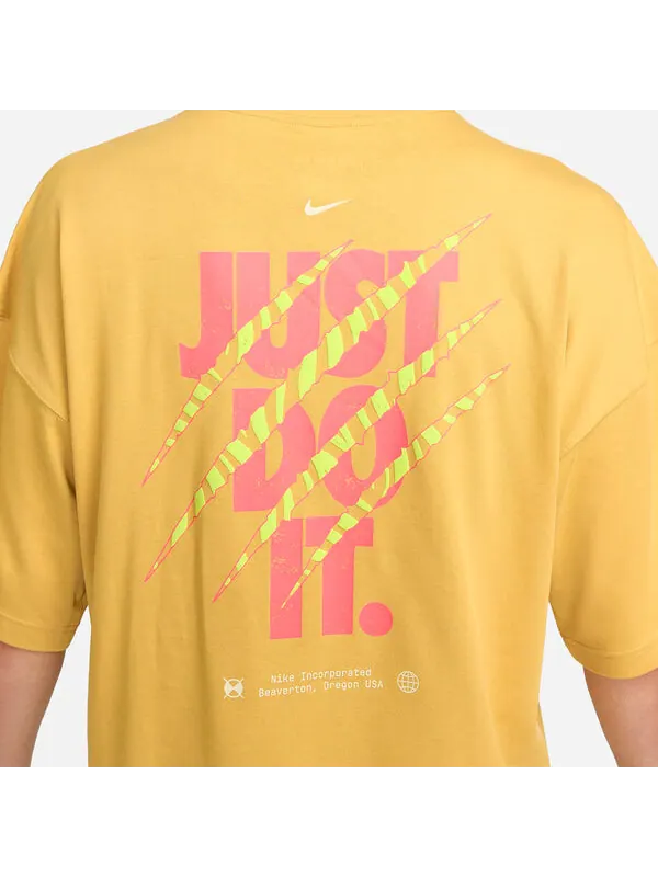 Футболка Nike Just Do It Brandriffs T-Shirt 'Yellow' — изображение 3 из 4, желтый/мульти