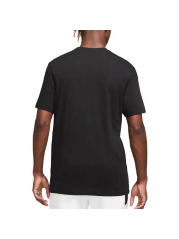 Футболка Nike Sportswear T-Shirt 'Black Green' — изображение 2 из 2, черный/мульти