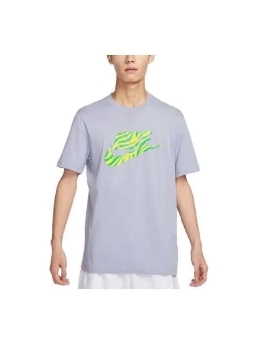 Футболка Nike Sportswear T-Shirt 'Grey' — изображение 1 из 4, серый