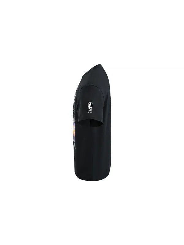 Футболка Nike Los Angeles Lakers Courtside 'Black' — изображение 3 из 3, черный/мульти