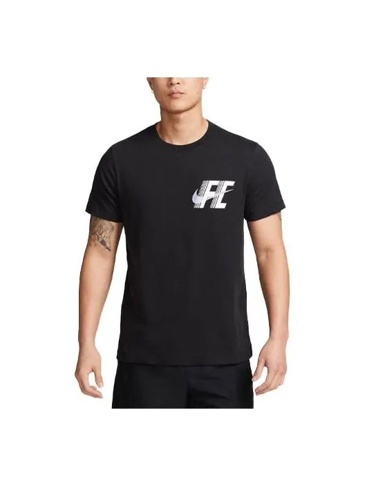 Футболка Nike F.C. Dri-FIT Football T-Shirt 'Black' — изображение 1 из 3, черный/мульти