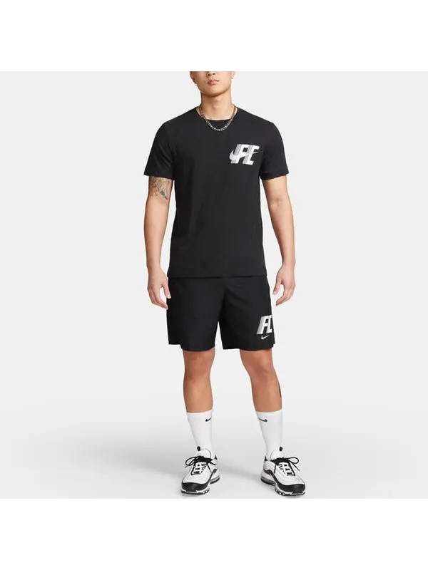 Футболка Nike F.C. Dri-FIT Football T-Shirt 'Black' — изображение 3 из 3, черный/мульти