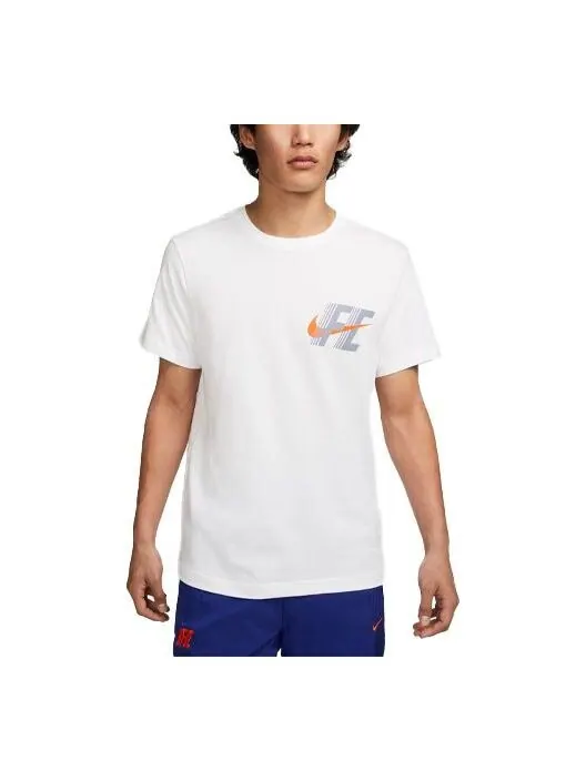 Футболка Nike F.C. Dri-FIT T-Shirt 'White' — изображение 1 из 4, белый/мульти