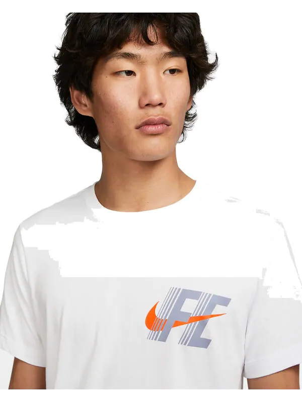 Футболка Nike F.C. Dri-FIT T-Shirt 'White' — изображение 3 из 4, белый/мульти