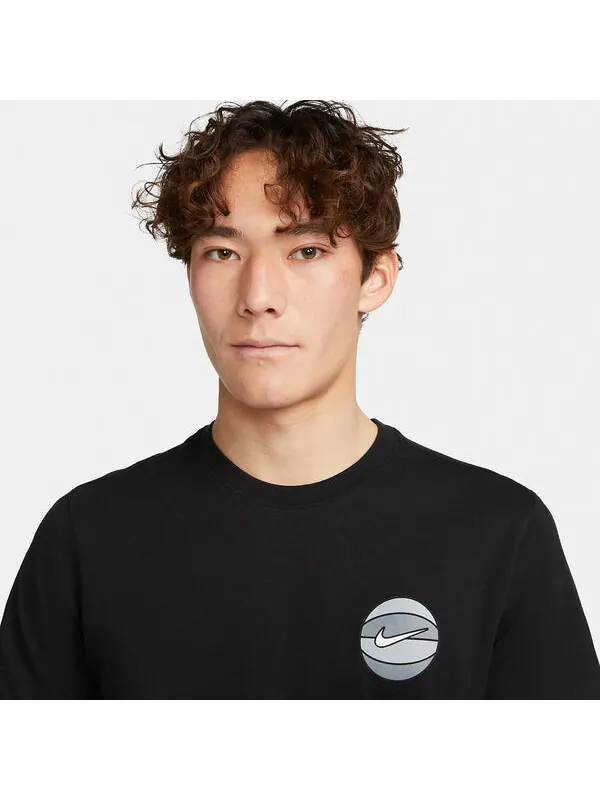 Футболка баскетбольная dri fit Nike — изображение 2 из 4, черный/мульти