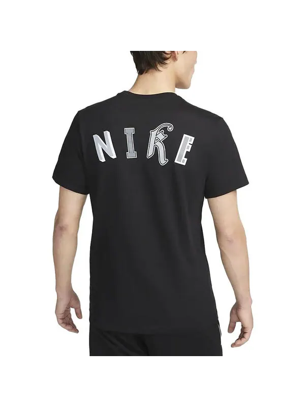 Футболка баскетбольная dri fit Nike — изображение 4 из 4, черный/мульти
