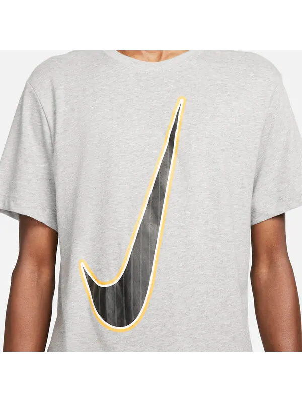 Футболка с логотипом Dri Fit Nike — изображение 2 из 3, серый/мульти