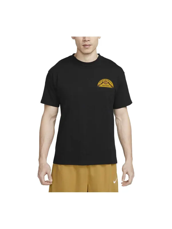 Футболка Nike Max90 Basketball T-Shirt 'Black' — изображение 1 из 4, черный/мульти