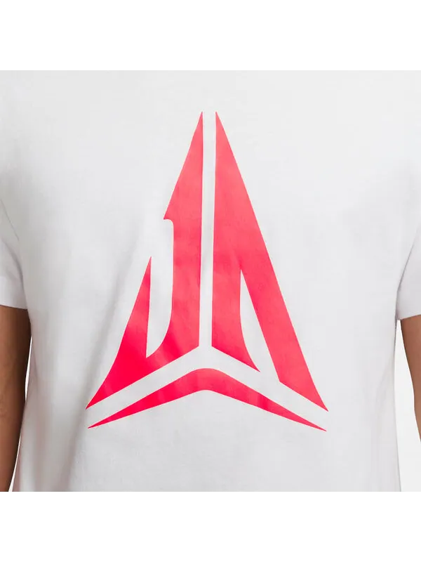 Футболка ja morant logo футболка Nike — изображение 2 из 3, белый/мульти