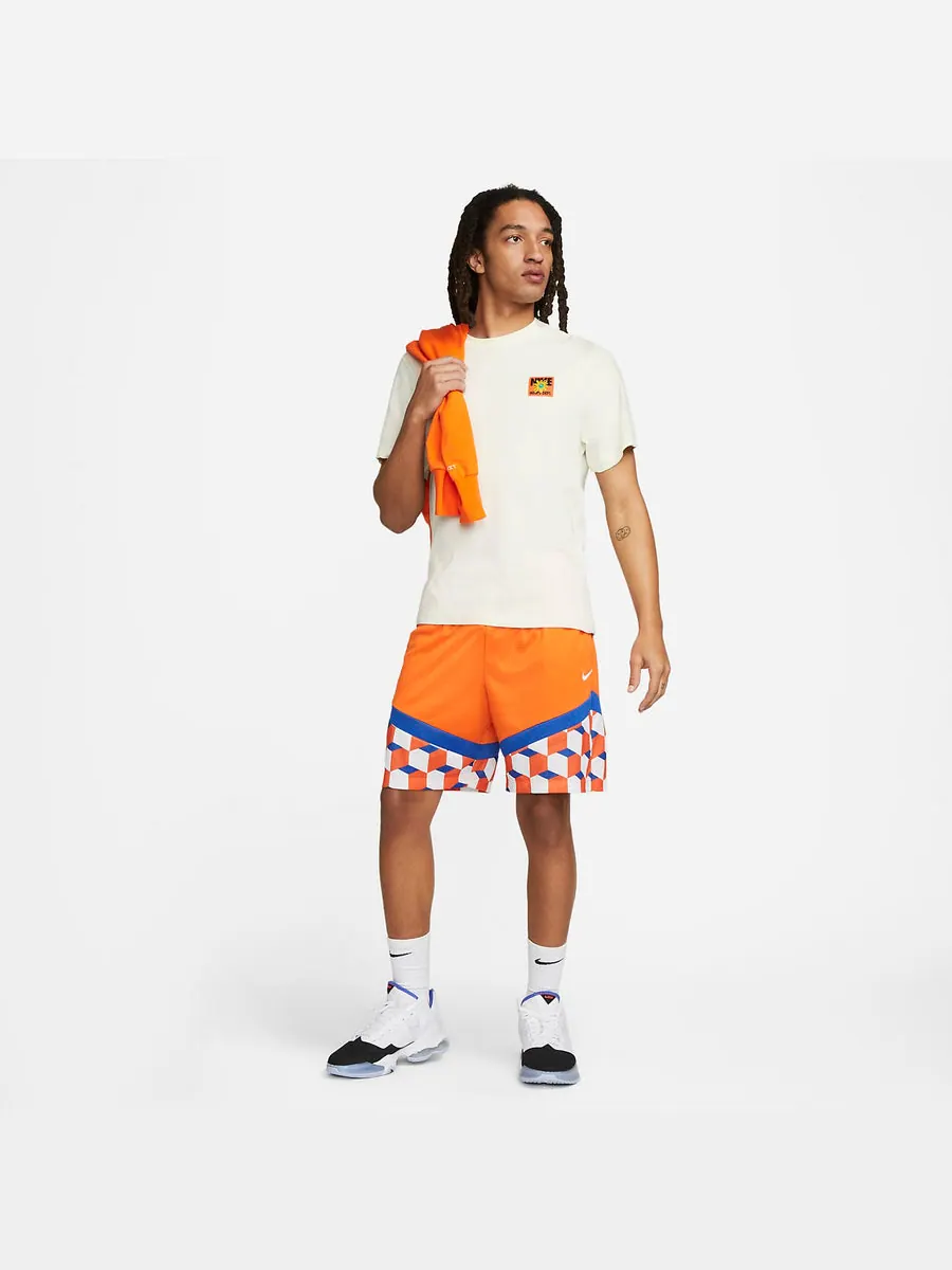 Футболка Nike Dri-FIT Just Do It Graphic T-Shirt 'Coconut Milk' — изображение 6 из 6, бежевый