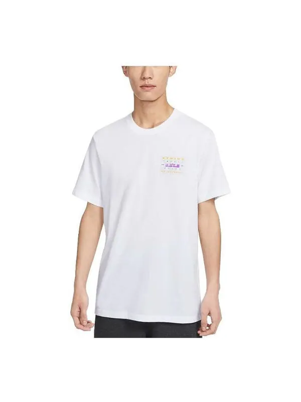 Футболка Nike Lebron James DRY-FIT T-shirt 'White' — изображение 1 из 3, белый